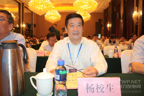 中國農機工業協會風能設備分會楊校生理事長、