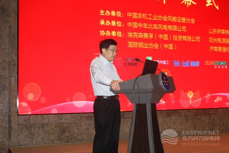 中國農(nóng)機(jī)工業(yè)協(xié)會風(fēng)能設(shè)備分會理事長楊校生